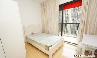 (单间出租)申花黄龙金茂悦 合租单间 精装朝南带阳台 城西银泰 矩阵国际 - 杭州28生活网 hz.28life.com
