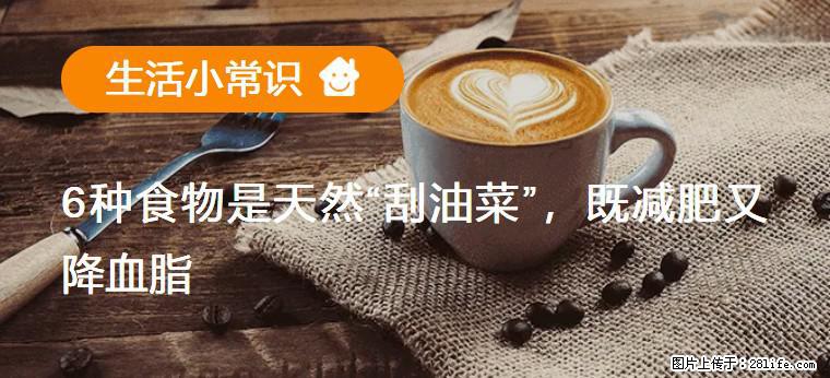 【生活小常识】6种食物是天然“刮油菜”,既减肥又降血脂 - 杭州生活资讯 - 杭州28生活网 hz.28life.com